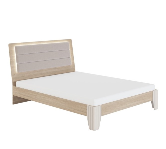 Кровать с подсветкой и ортопедическим основанием 1800 (мод.1.3) Беатрис