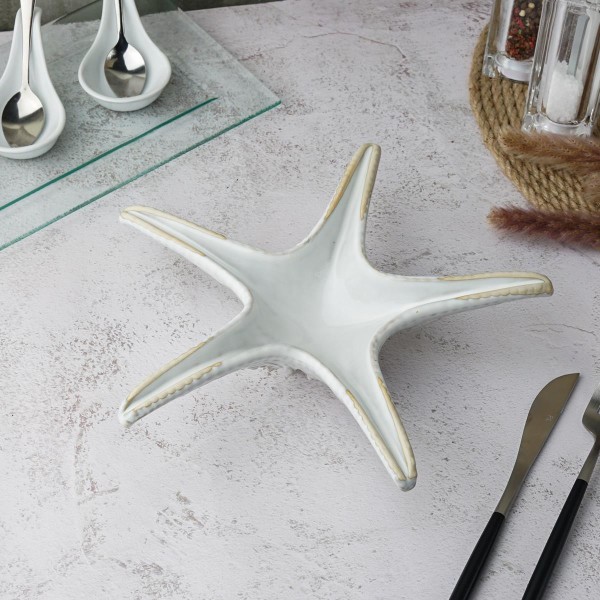 Блюдо "Звезда" 24 см, керамика "Frutti di Mare" P.L.