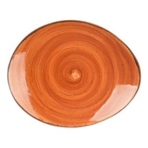 Тарелка Fusion Brown Shore 24,5*20 см, P.L. Proff Cuisine	