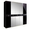 Шкаф пятидверный с зеркалами Римини Соло