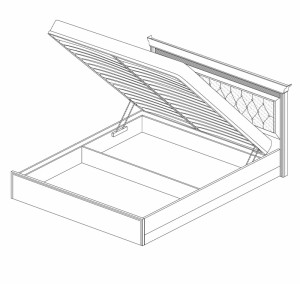 Кровать-1 с подъёмным механизмом 1800 Неаполь