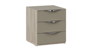 Тумба прикроватная 3 ящика Глосс