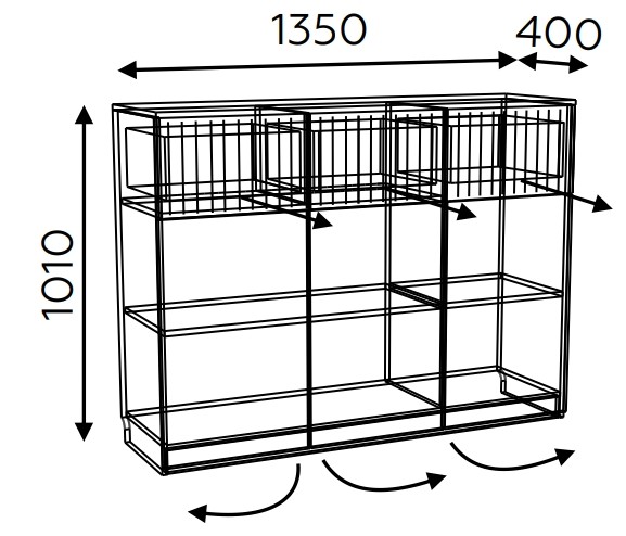 Комод Греденция (мод.4) Беатрис