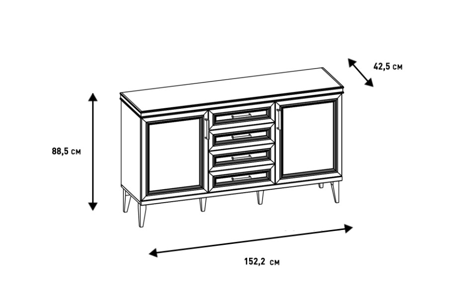 Комод 2 Орландо