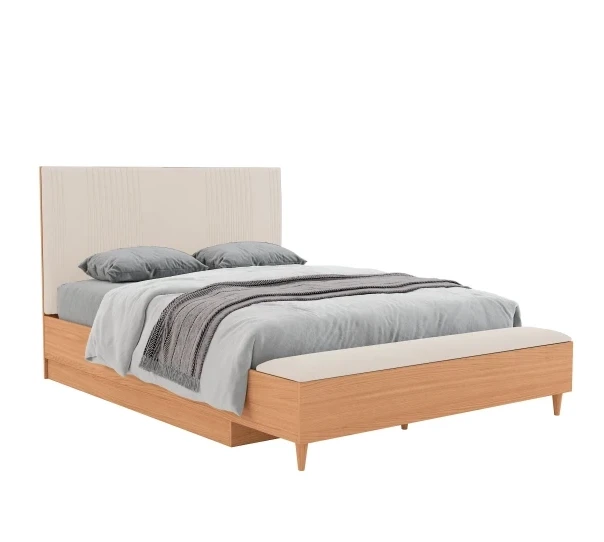 Кровать с банкеткой и подъемным механизмом 1800 Калипсо