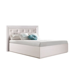 Кровать с мягким элементом и ортопедическим основанием 1400 Амели