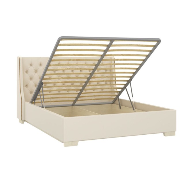 Кровать мягкая с подъемным механизмом Кантри 1600