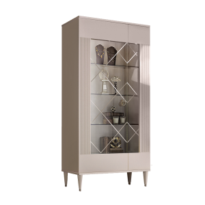 Шкаф-витрина 2-створчатая левая Римини Соло