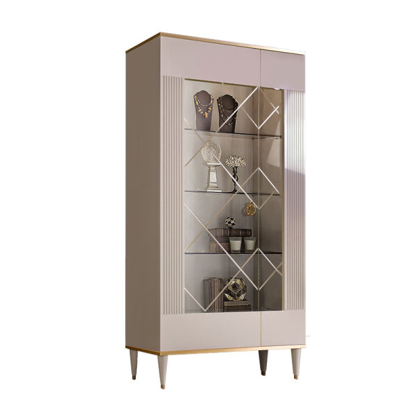 Шкаф-витрина 2-створчатая левая Римини Соло