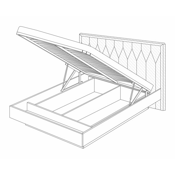 Кровать-10 с подъемным механизмом Капри 1 Распродажа