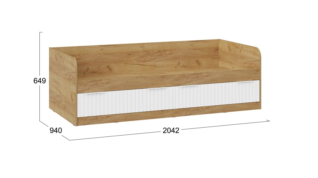 Кровать комбинированная 900 Тип 1 Хилтон