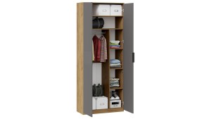 Шкаф двухдверный комбинированный Исп.2 Хилтон
