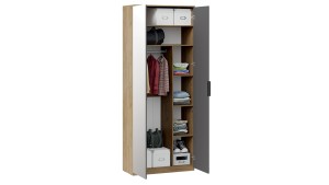 Шкаф двухдверный комбинированный Исп.2.1 Хилтон