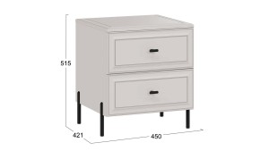 Тумба прикроватная «Пандора» - 414.005.000 Кашемир, Кашемир сатин