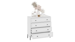 Комод «Пандора» - 414.004.000 Белый снег, Белый матовый