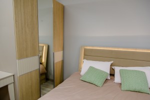 Кровать с подсветкой и ортопедическим основанием 1600 (мод.1.2) Беатрис