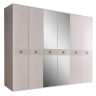 Шкаф шестидверный с зеркалами Римини Соло