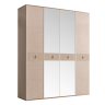Шкаф четырёхдверный с зеркалами Римини Соло